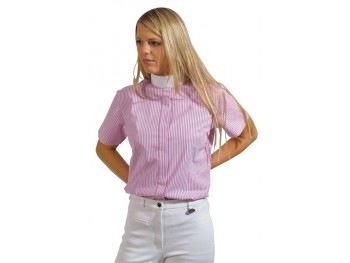 Chemise de concours -Strech Rose- Hkm