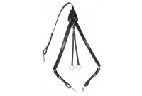 Collier de chasse + martingale avec strass