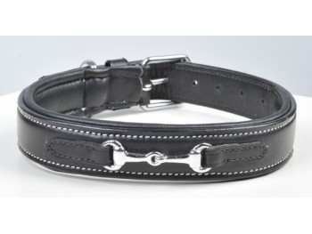 Collier -Mors- en cuir Hkm