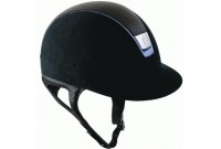 CASQUE SAMSHIELD BLEU MARINE  DESSUS CUIR LISERE BLEU CIEL