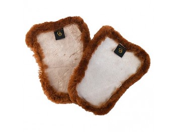 Intérieur de guêtres de tendon C.S.O. mouton véritable 