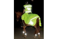 Couvre rein fluo de s&eacute;curit&eacute;, taille unique de 135 &agrave;165 cm