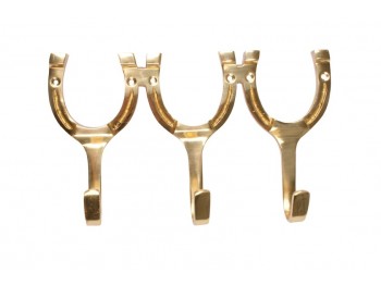 Porte bridons en laiton HKM