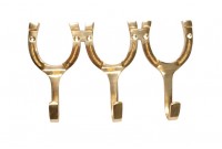 Porte bridons en laiton HKM