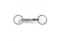MORS 2 ANNEAUX INOX A ROULEAUX CANON PLEIN METALAB