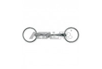 MORS 2 ANNEAUX INOX AVEC ARRET METALAB