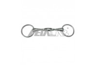 MORS DE BRIDE INOX DOUBLE BRISURE  CANON PLEIN METALAB