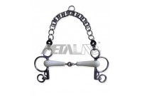 MORS PELHAM EN FLEXI BRANCHES COURTES METALAB