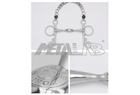 MORS PELHAM INOX DOUBLE BRISURE CANON PLEIN ARTISAN