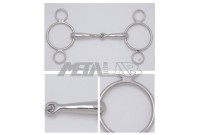 MORS PESSOA 3 ANNEAUX INOX CANON PLEIN METALAB