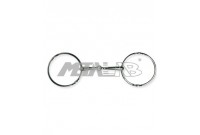 MORS RELEVEUR INOX A GRAND ANNEAUX CANON PLEIN METALAB