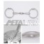 MORS RELEVEUR ARTISAN INOX DOUBLE BRISURE LIEN OVAL CANON CREUX METALAB
