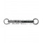 MORS DE BRIDE DROIT EN INOX GAINE CUIR ANNEAUX 2.5CM METALAB