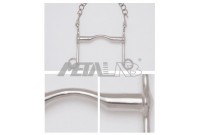 MORS DE BRIDE INOX CANON FIN ET PLEIN PASSAGE DE LANGUE BAS METALAB