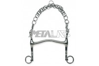 MORS DE BRIDE INOX CANON CREUX ET CINTRE METALAB