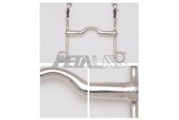 MORS DE BRIDE INOX CANON PLEIN HAUTEUR DE PASSAGE DE LANGUE MOYENNE METALAB