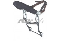 HACKAMORE AMERICAIN INOX MUSEROLLE EN NEOPRENE METALAB