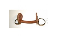 MORS OLIVE INOX AVEC EMBOUCHURE RECOUVERTE DE CUIR