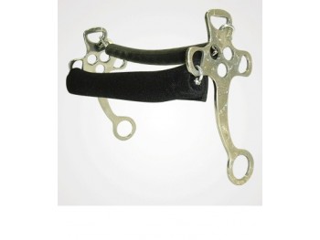 HACKAMORE BIT AVEC CHAINE RECOUVERTE DE NEOPRENE COLLECTION PESSOA METALAB
