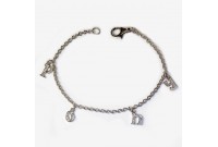 BRACELET  BRELOQUES PONY   ARGENT MASSIF