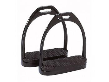 Etriers &agrave; couteaux en acier laqu&eacute; noir EKKIA