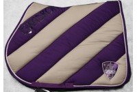 Tapis bicolore ray&eacute; Eskadron