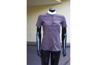 CHEMISE DE CONCOURS MANCHES COURTES  CHOCOLAT GPA 