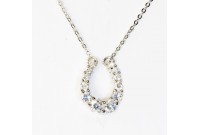 PENDENTIF EN FORME DE FER A CHEVAL STRASS